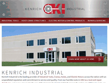 Tablet Screenshot of kenrichindustrial.com